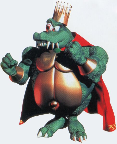 File:K Rool side art DKC1.jpg